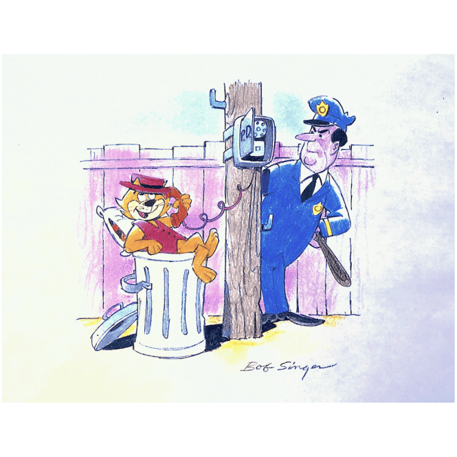 Bob Singer Top Cat & Officer Dibble