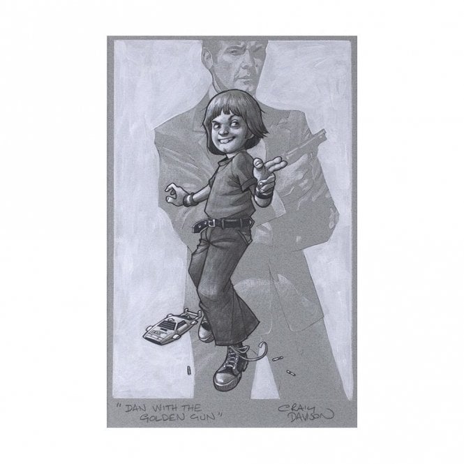 Craig Davison Dan With The Golden Gun (Sketch)