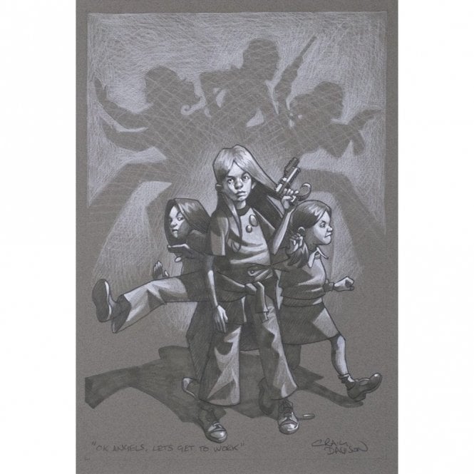 Craig Davison OK Angels, Lets Get To Work (Sketch)