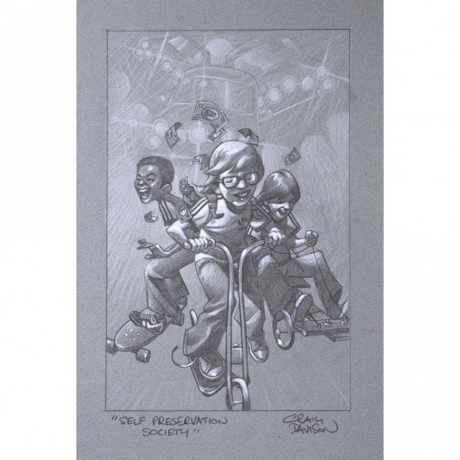 Craig Davison Self-Preservation Society (Original Sketch)