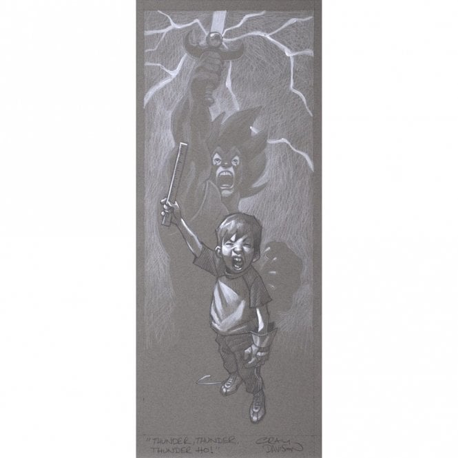 Craig Davison Thunder, Thunder, Thunder Cats Hooo (Sketch)