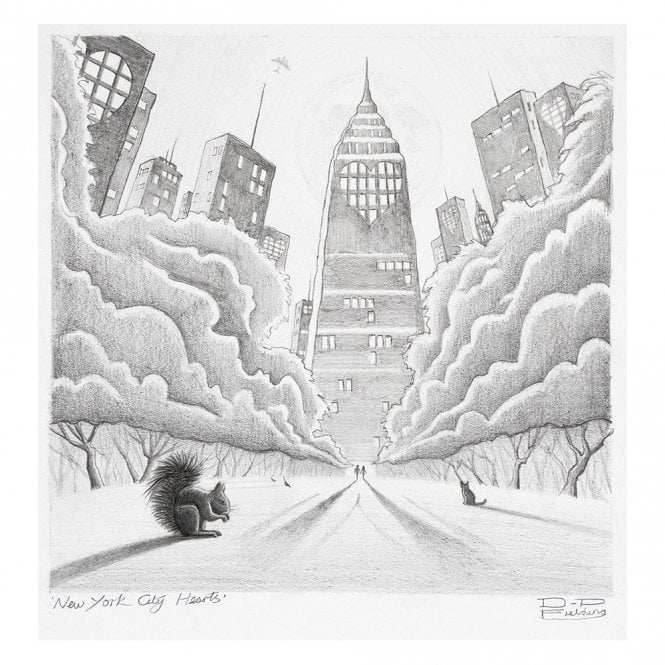 Derrick Fielding New York City Hearts (Sketches)
