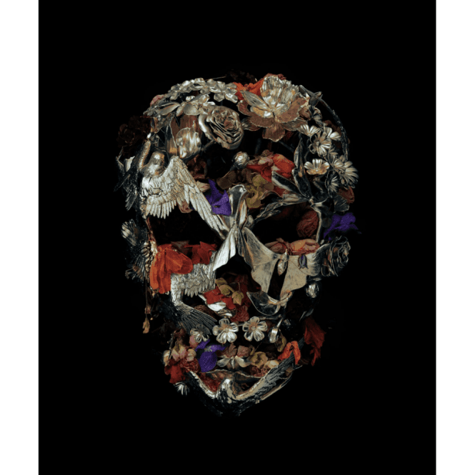 Gary James McQueen Vanitas Skull (Antique Silver Edition)