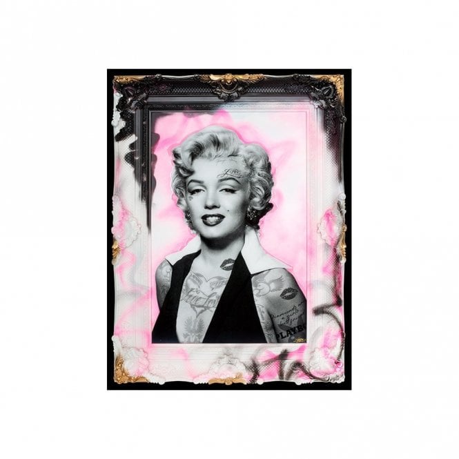Ghost Imperfection is Beauty (Monroe/ Pink & White)