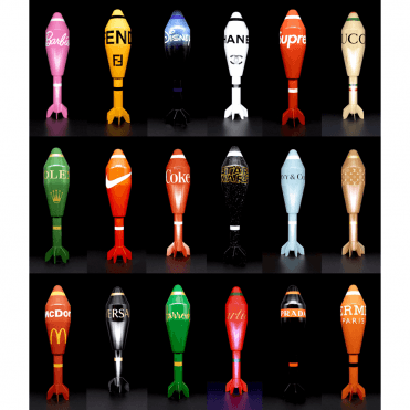 Art Bomb Sculpture Collection (Rolex, Nike, Starwars, Make Art Not War and more)