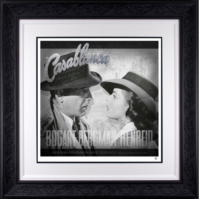JJ Adams Casablanca (Blk/Wht - Hand Embellished Platinum Metallic Special Editions)