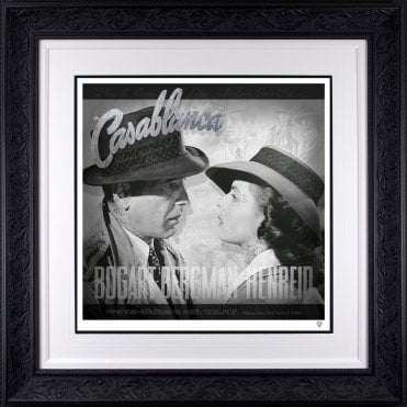 Casablanca (Blk/Wht - Hand Embellished Platinum Metallic Special Editions)