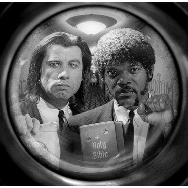 The Path Of The Righteous Man (Black & White)