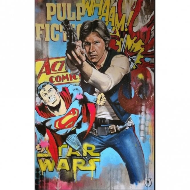 Mr. J Never Tell Me The Odds (Hans Solo / Star Wars Portrait)