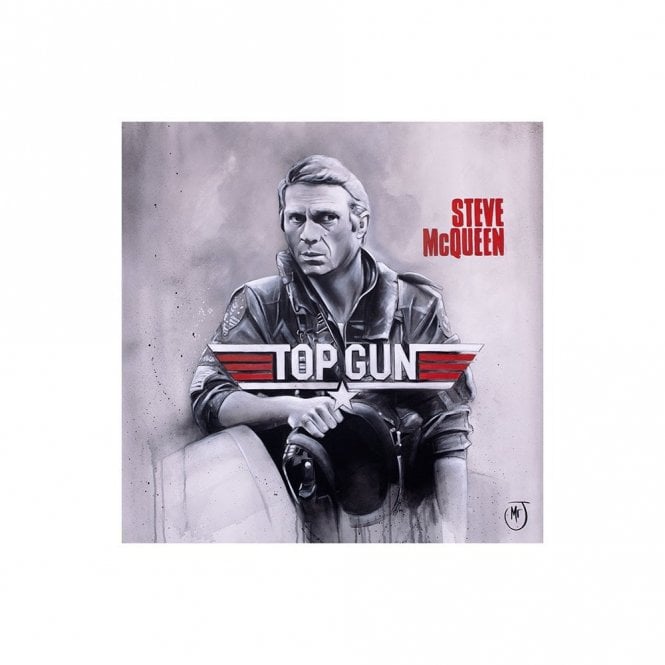 Mr. J The Top Gun Affair (Steve McQueen Portrait)