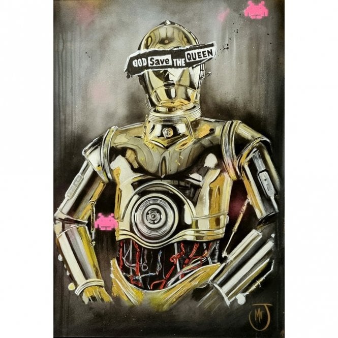 Mr. J Threepio (C3-PO / God Save The Queen Portrait)
