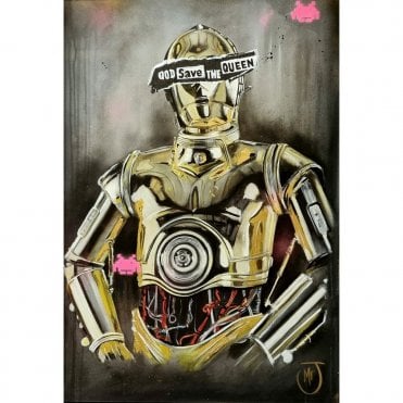Threepio (C3-PO / God Save The Queen Portrait)