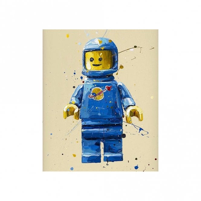 Paul Oz Blue Lego Spaceman